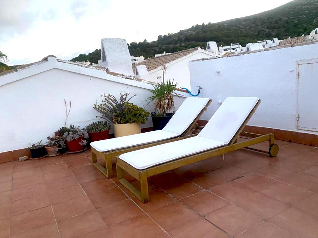 Apartamento Dos Terrazas, Vistas Al Mar. Piscina Peñíscola Екстериор снимка